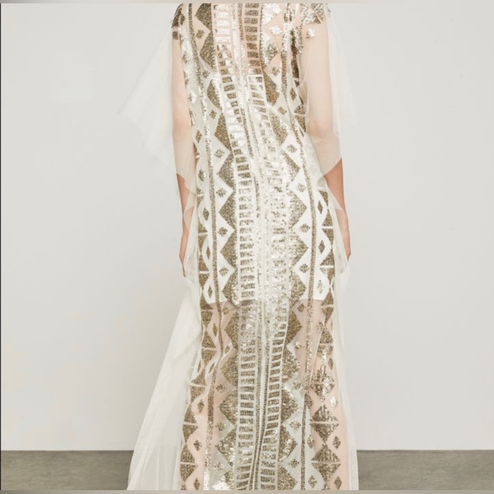 BCBG Sequin Caftan dress - Picture 3 of 6